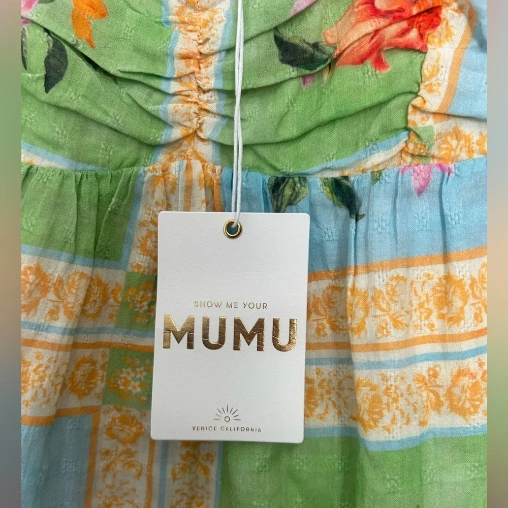 Show Me Your Mumu Annabelle French Mini Dress size S NWT chic cottagecore boho - Picture 9 of 15
